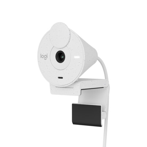 Cámara Web Logitech Brio 300 Full HD 1080P USB-C Blanco