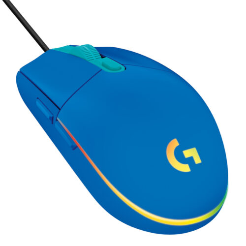 Mouse Logitech G203 Lightsync Optical 8000 Dpi Rgb Azul