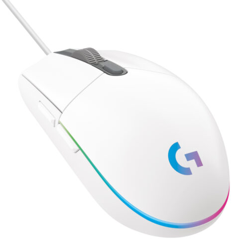 Mouse Logitech G203 Lightsync Optical 8000 Dpi Rgb Blanco