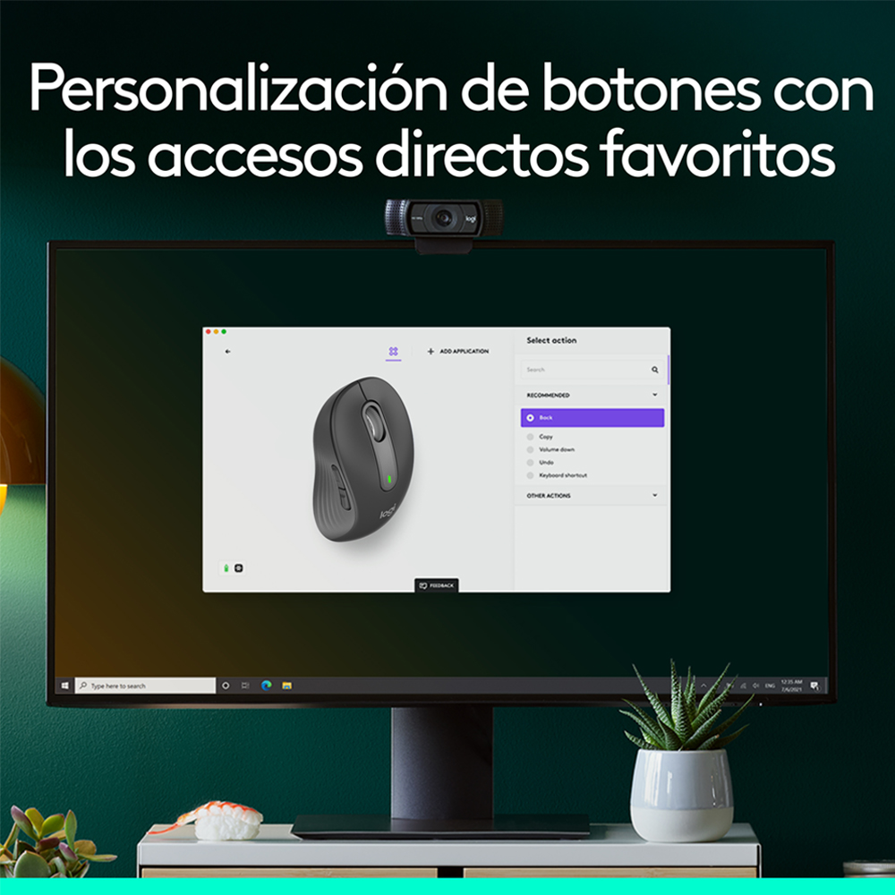 Mouse Logitech Signature M650 MEDIUM Wireless BT Negro - Imagen 5