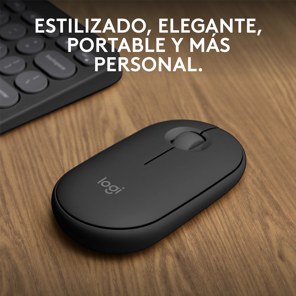 Mouse Logitech Pebble Mouse 2 M350s Bluetooth Negro - Imagen 2