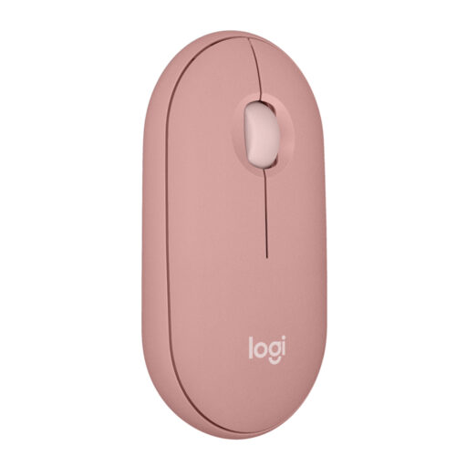Mouse Logitech Pebble Mouse 2 M350s Bluetooth Rosa