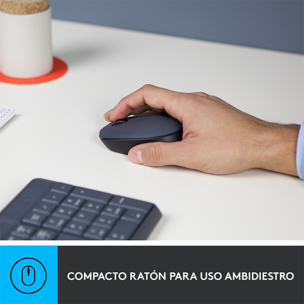 Teclado + Mouse Logitech MK235 Wireless - Imagen 2