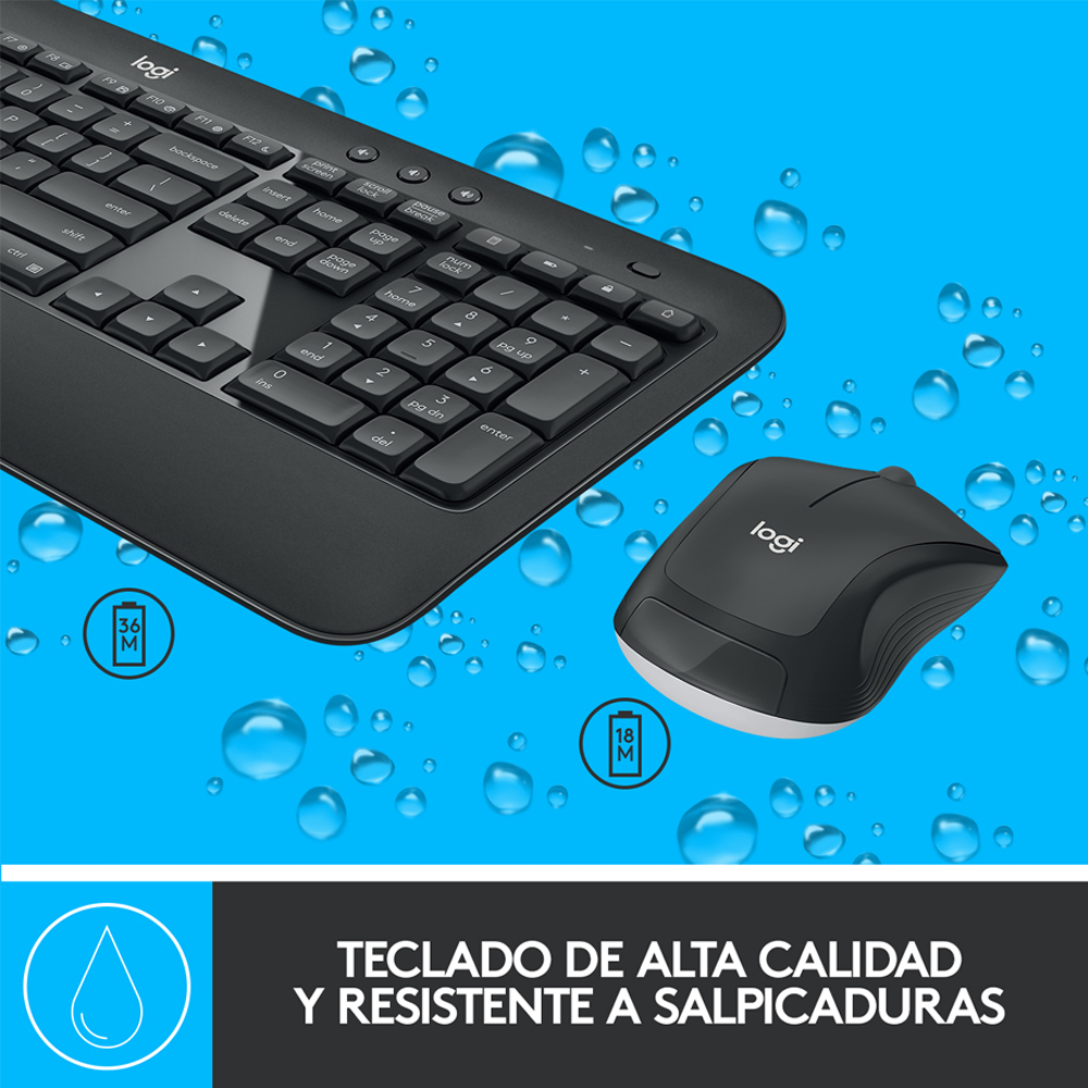 Teclado + Mouse Logitech MK540 Advance Wireless - Imagen 4