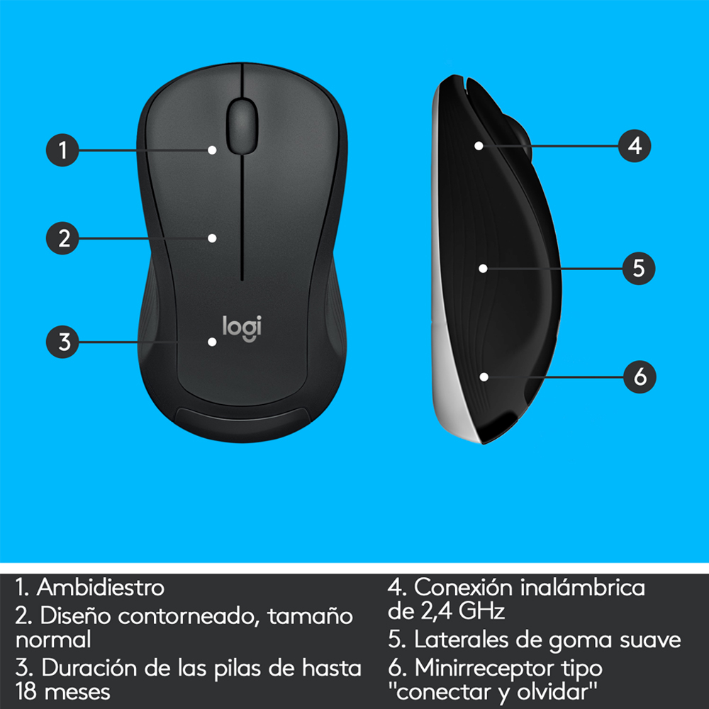 Teclado + Mouse Logitech MK540 Advance Wireless - Imagen 7
