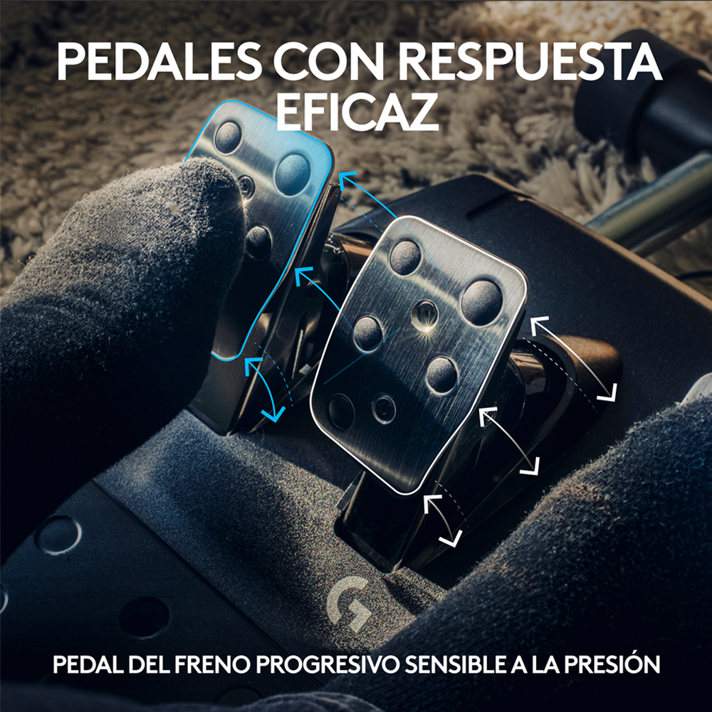 Timón con Pedales Logitech G923 para Xbox Series/Xbox/Pc - Imagen 3
